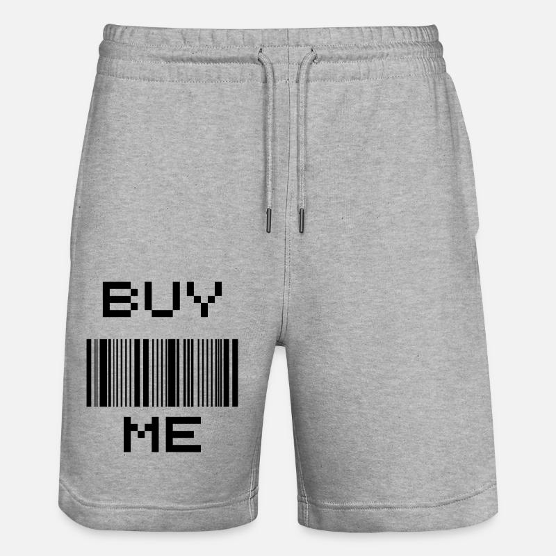 BUY ME - Short de jogging bio TRAINER Stanley/Stella unisexe - gris chiné
