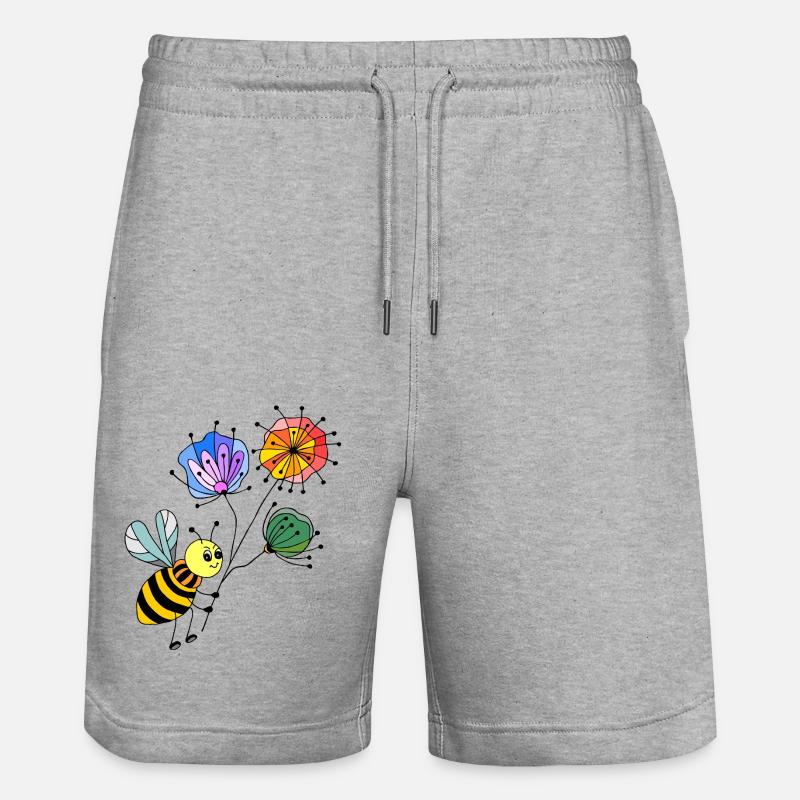 insecte - Short de jogging bio TRAINER Stanley/Stella unisexe - gris chiné
