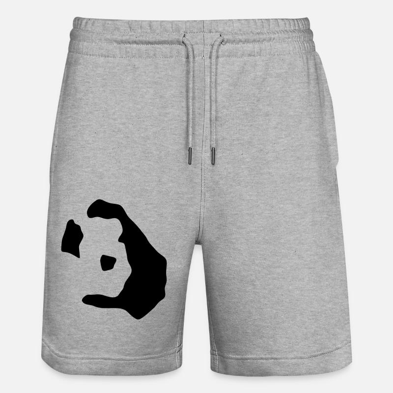 Santorin - Short de jogging bio TRAINER Stanley/Stella unisexe - gris chiné