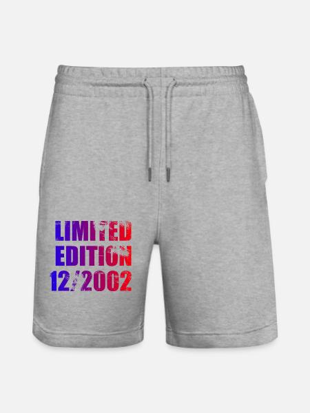 22e anniversaire Edition limitée 12/2002 - Short de jogging bio TRAINER Stanley/Stella unisexe - gris chiné