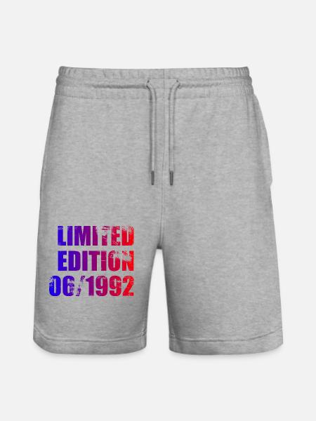 33e anniversaire Edition limitée 06/1992 - Short de jogging bio TRAINER Stanley/Stella unisexe - gris chiné