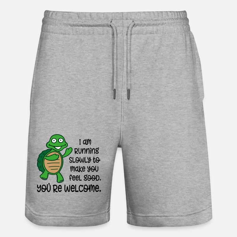 course - Short de jogging bio TRAINER Stanley/Stella unisexe - gris chiné