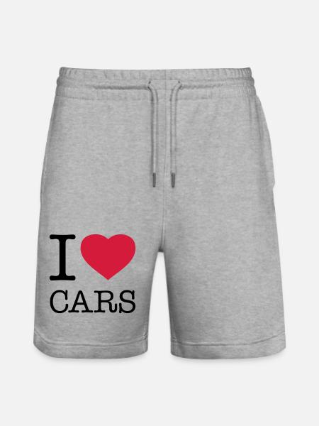 J’AIME LES VOITURES Autos - Short de jogging bio TRAINER Stanley/Stella unisexe - gris chiné