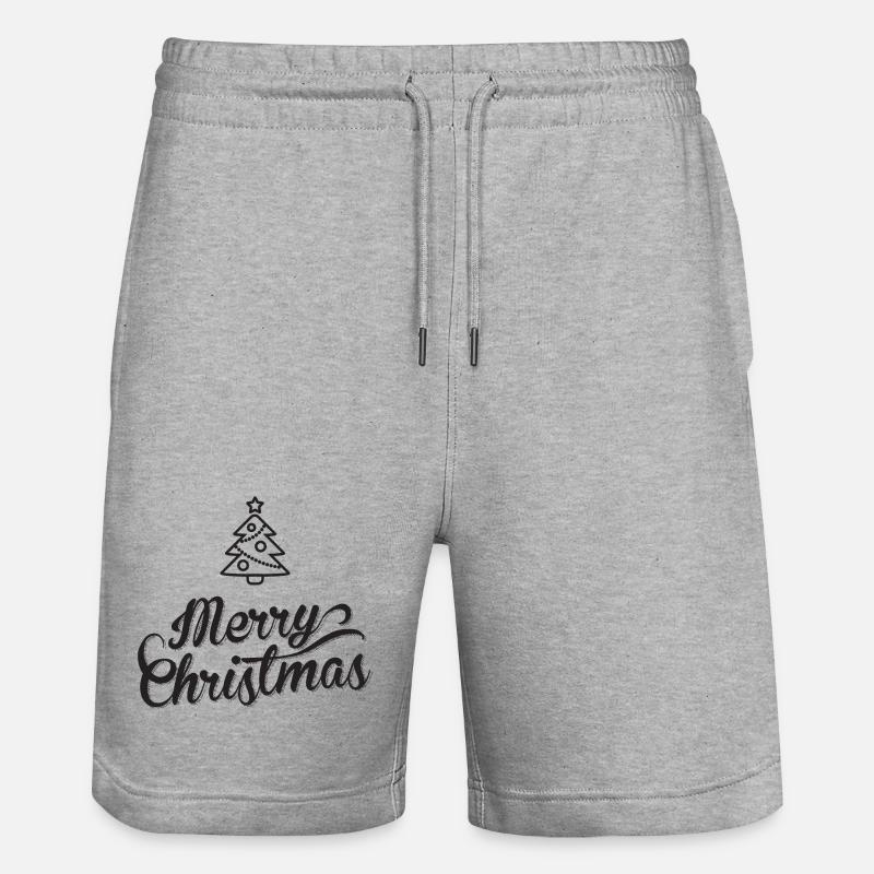 Joyeux joyeux noel - Short de jogging bio TRAINER Stanley/Stella unisexe - gris chiné