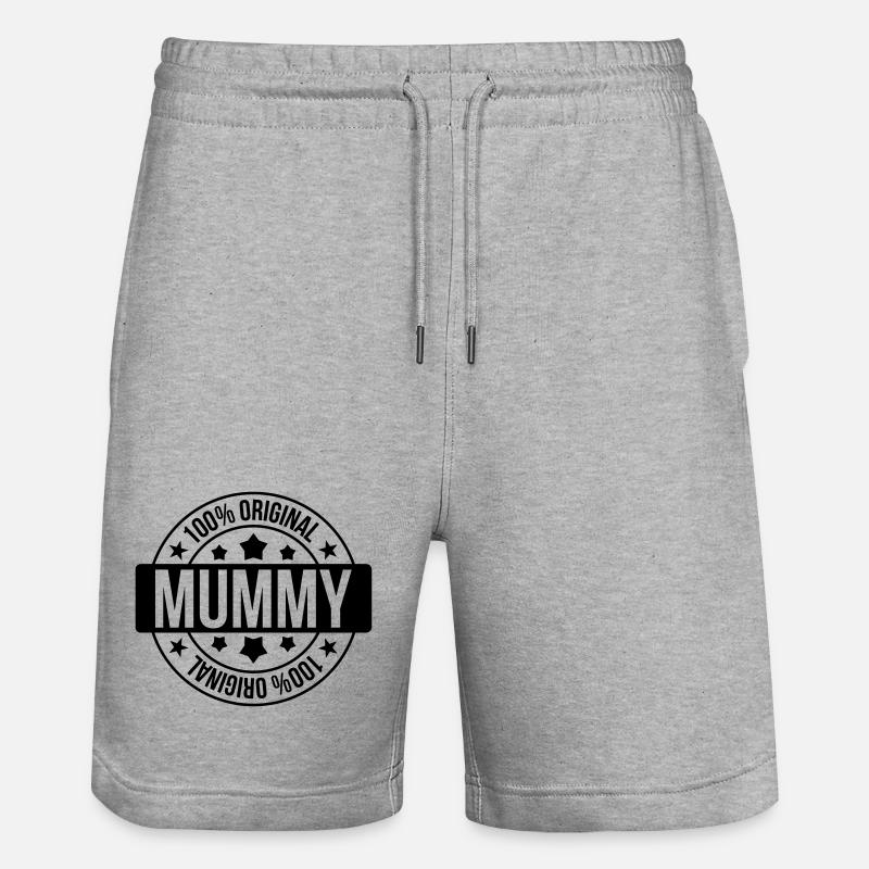 Mummy - Short de jogging bio TRAINER Stanley/Stella unisexe - gris chiné