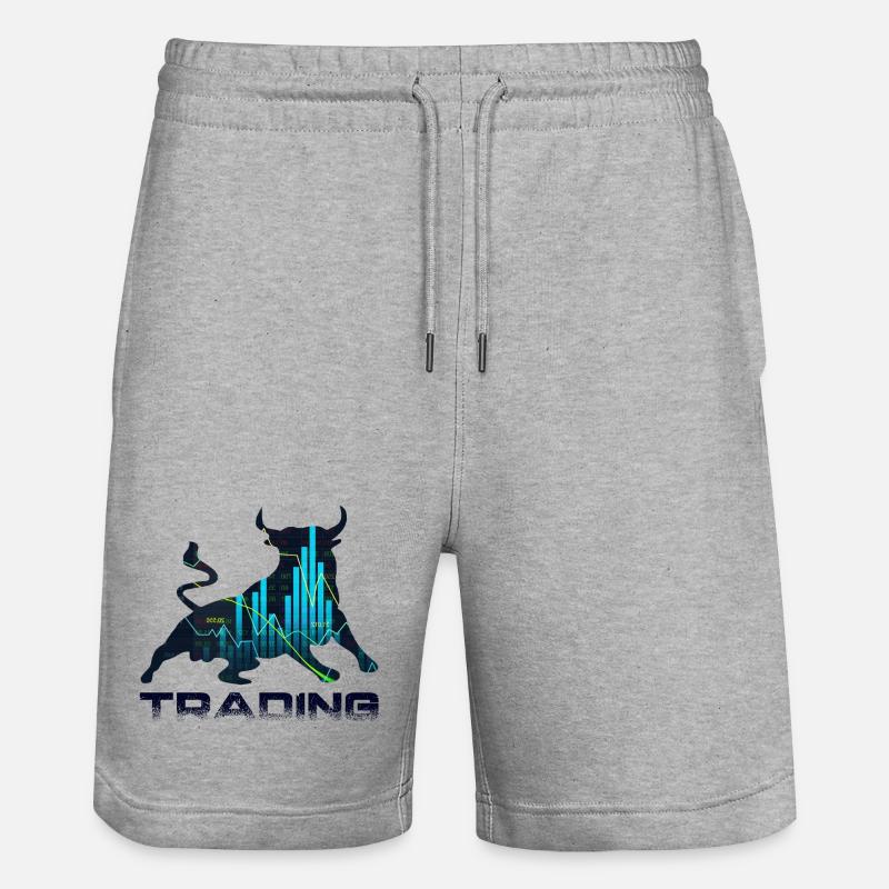 Trading - Short de jogging bio TRAINER Stanley/Stella unisexe - gris chiné