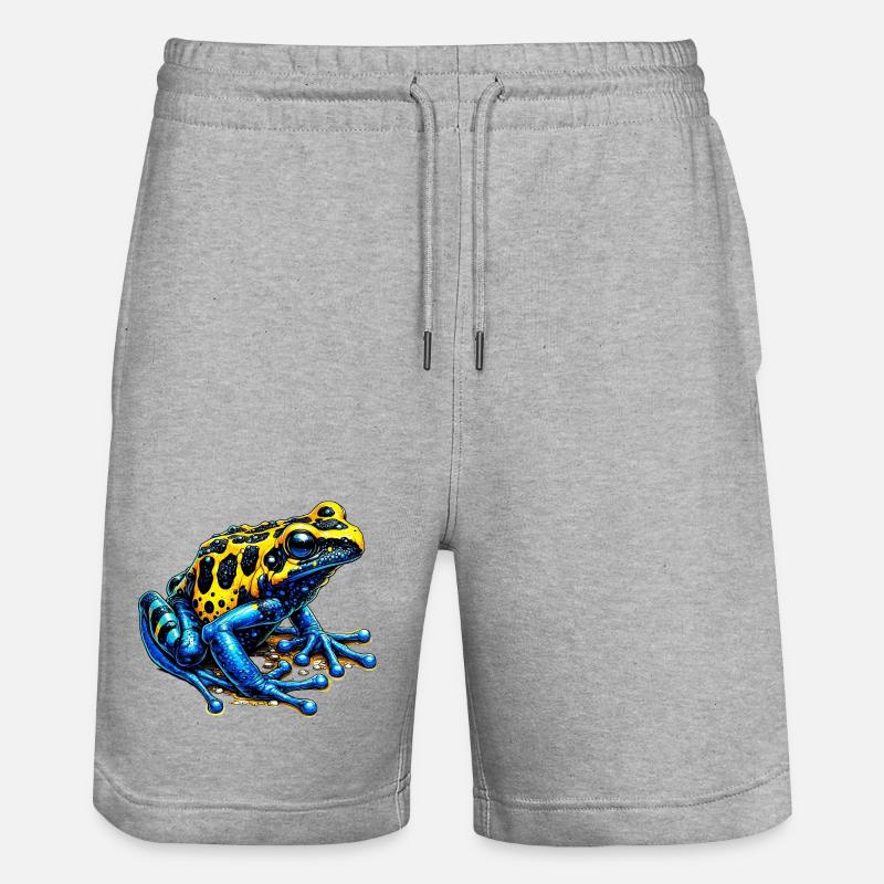 Grenouille - Short de jogging bio TRAINER Stanley/Stella unisexe - gris chiné