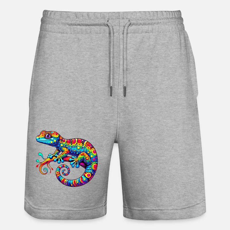 Gecko - Short de jogging bio TRAINER Stanley/Stella unisexe - gris chiné