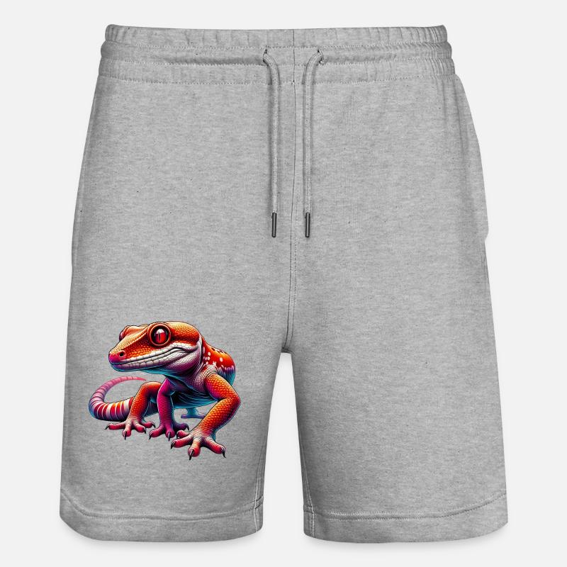 Gecko - Short de jogging bio TRAINER Stanley/Stella unisexe - gris chiné