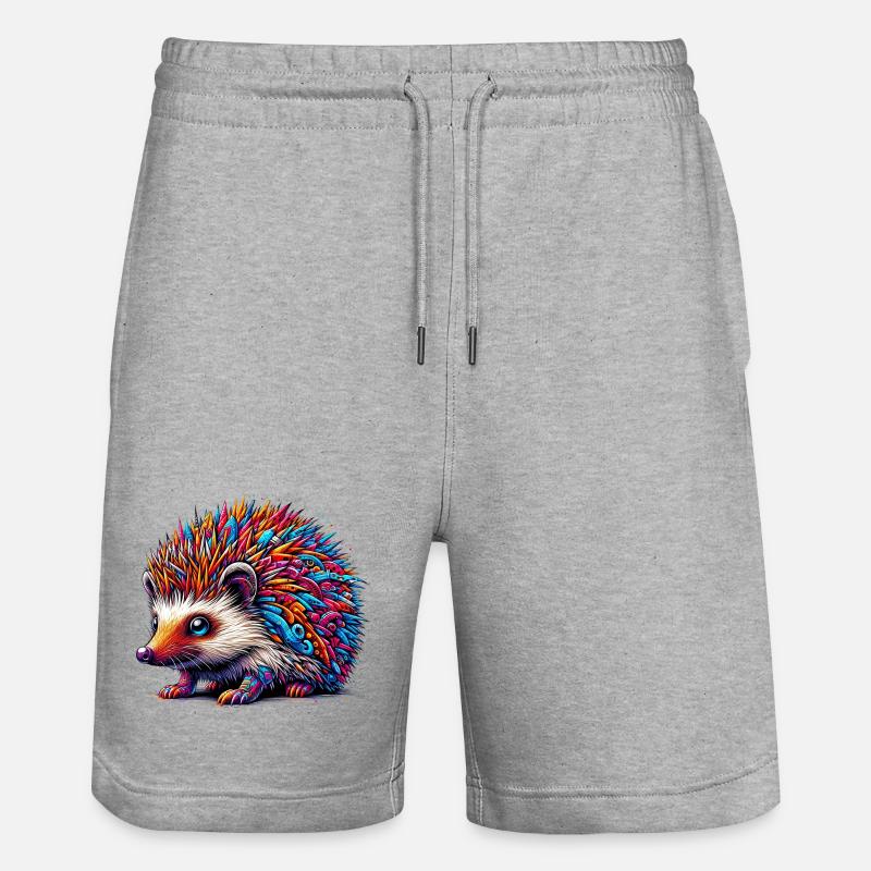 Hérisson - Short de jogging bio TRAINER Stanley/Stella unisexe - gris chiné