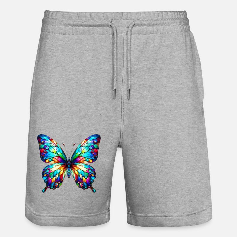 Papillon - Short de jogging bio TRAINER Stanley/Stella unisexe - gris chiné
