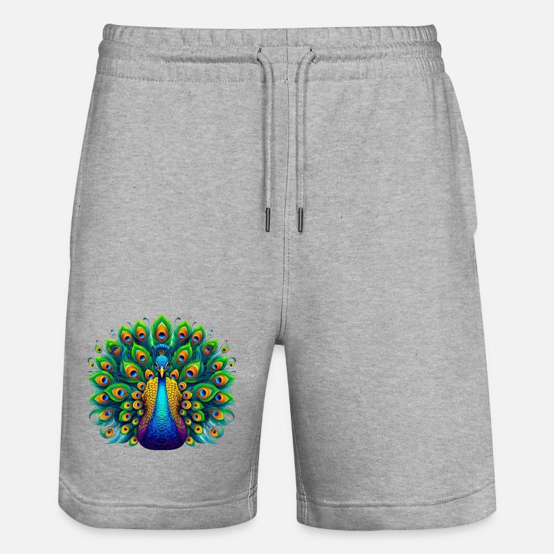 Paon - Short de jogging bio TRAINER Stanley/Stella unisexe - gris chiné