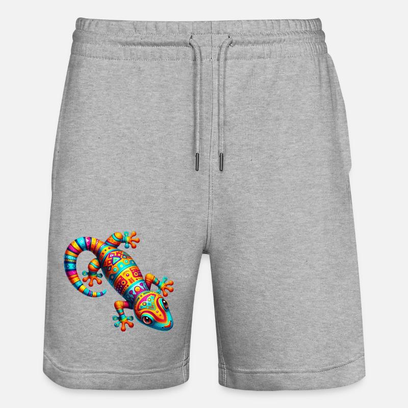 Gecko - Short de jogging bio TRAINER Stanley/Stella unisexe - gris chiné
