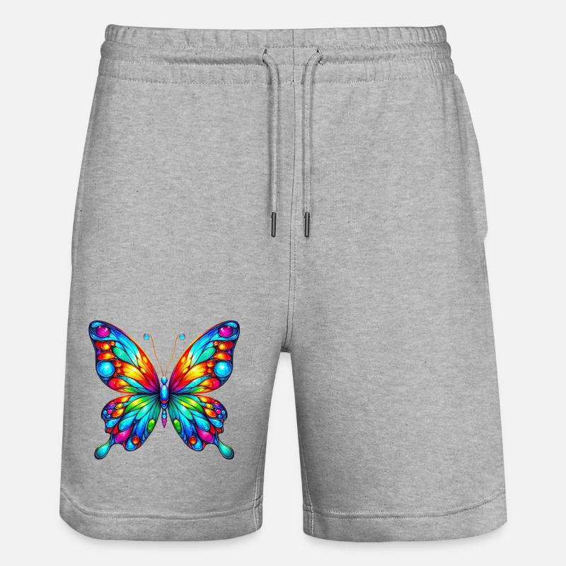 Papillon - Short de jogging bio TRAINER Stanley/Stella unisexe - gris chiné