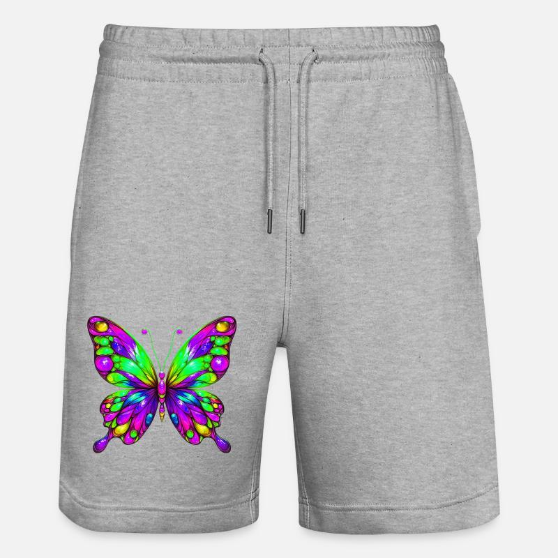 Papillon - Short de jogging bio TRAINER Stanley/Stella unisexe - gris chiné