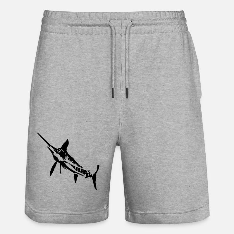 Marlin - Short de jogging bio TRAINER Stanley/Stella unisexe - gris chiné