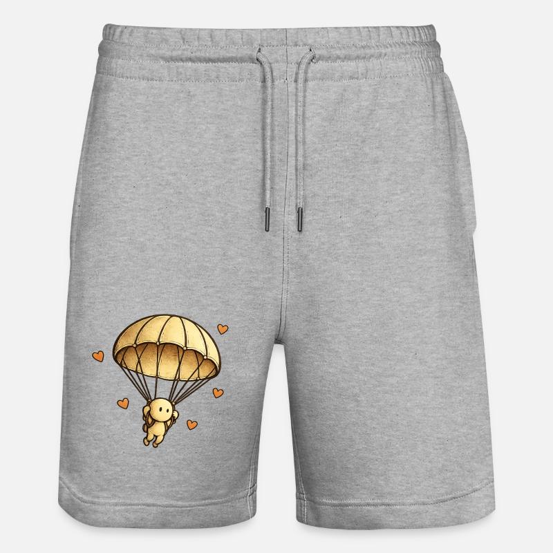La Petite Pensée | Parachute - Short de jogging bio TRAINER Stanley/Stella unisexe - gris chiné