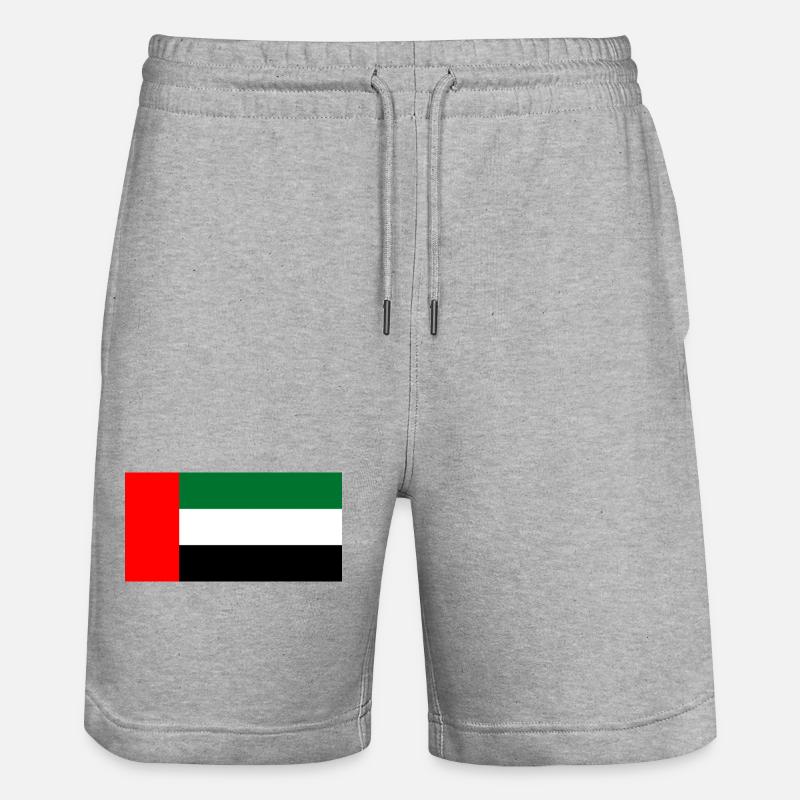 E.A.U - Short de jogging bio TRAINER Stanley/Stella unisexe - gris chiné