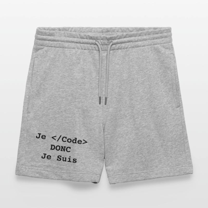 I code so I'm a computer scientist and a programmer Stanley/Stella Trainer Unisex Organic Jogging Shorts