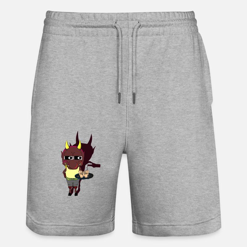 LE DERNIER - Short de jogging bio TRAINER Stanley/Stella unisexe - gris chiné