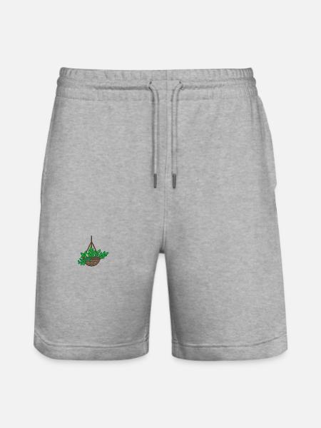 Plante d’intérieur - Short de jogging bio TRAINER Stanley/Stella unisexe - gris chiné