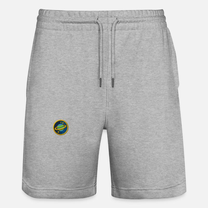 Saturno - Pantaloncini da jogger ecologici unisex Trainer di Stanley/Stella - grigio melange