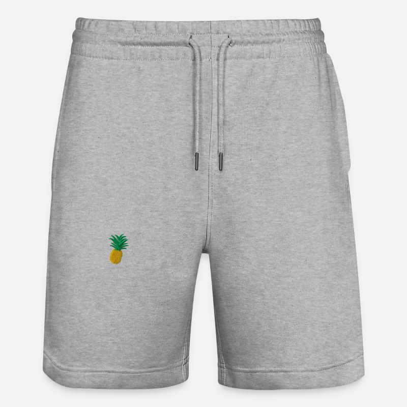 Ananas - Short de jogging bio TRAINER Stanley/Stella unisexe - gris chiné
