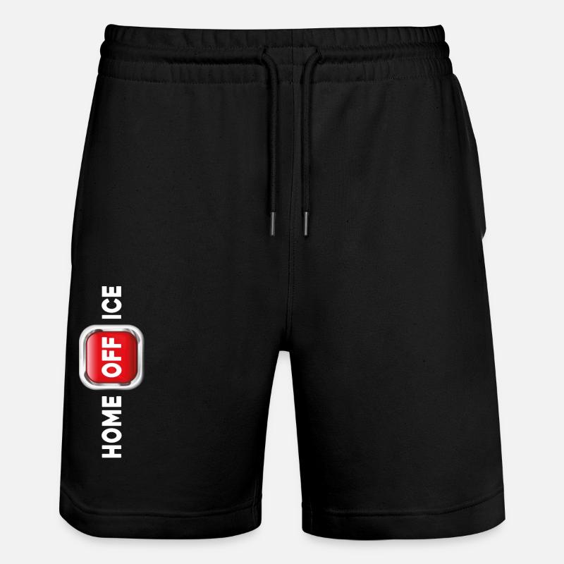 Homeoffice OFF-Button - Stanley/Stella Unisex Bio Joggingshorts Trainer  - Schwarz