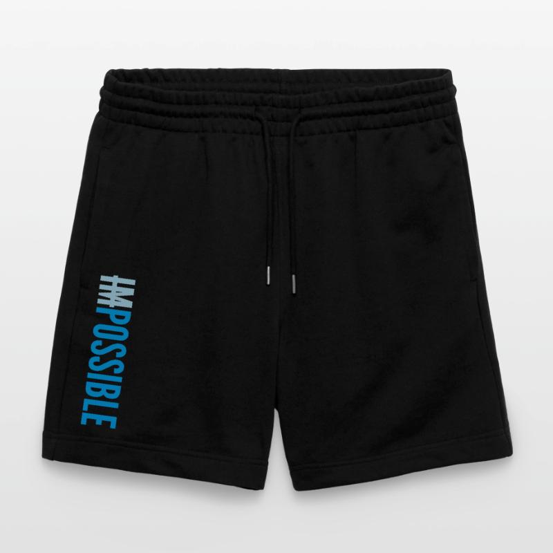 IMPOSSIBLE - POSSIBLE - Couleurs modifiables. Short de jogging bio TRAINER Stanley/Stella unisexe