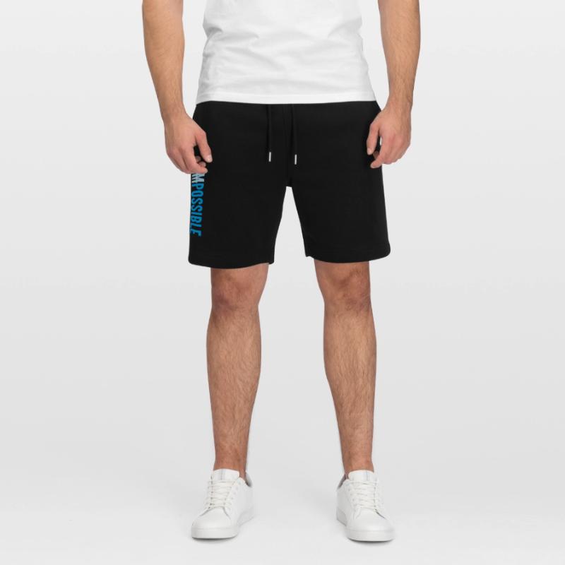 IMPOSSIBLE - POSSIBLE - Couleurs modifiables. Short de jogging bio TRAINER Stanley/Stella unisexe