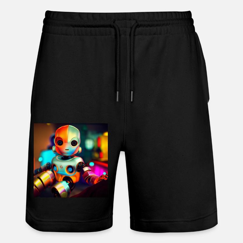 Bébé robot - Short de jogging bio TRAINER Stanley/Stella unisexe - noir