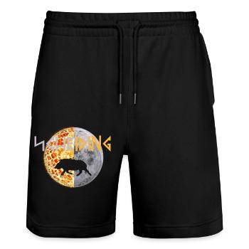Mabon Scheiding Haustblot Freyr - Short de jogging bio TRAINER Stanley/Stella unisexe - noir - Devant - Nik (191cm) & Marisol (170cm)