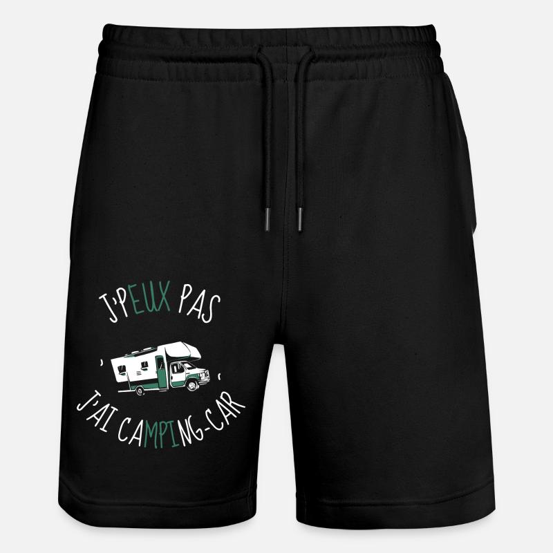 j'peux pas j'ai camping-car - Short de jogging bio TRAINER Stanley/Stella unisexe - noir