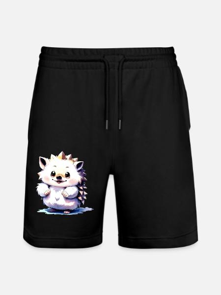 Hérisson collection Kawaii - Short de jogging bio TRAINER Stanley/Stella unisexe - noir