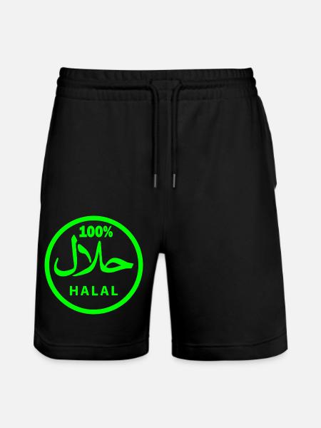Halal - Stanley/Stella Trainer Unisex Organic Jogging Shorts - black