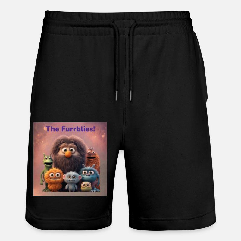 Rencontrez The Furrblies !! - Short de jogging bio TRAINER Stanley/Stella unisexe - noir