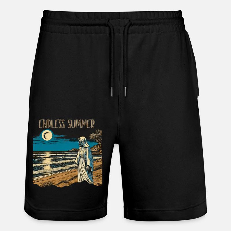 Endloser Sommer - Stanley/Stella Unisex Bio Joggingshorts Trainer  - Schwarz