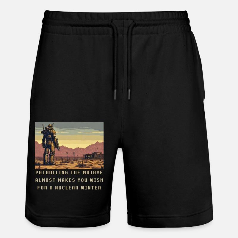 Patrolling the Mojave - Stanley/Stella Trainer Unisex Organic Jogging Shorts - black