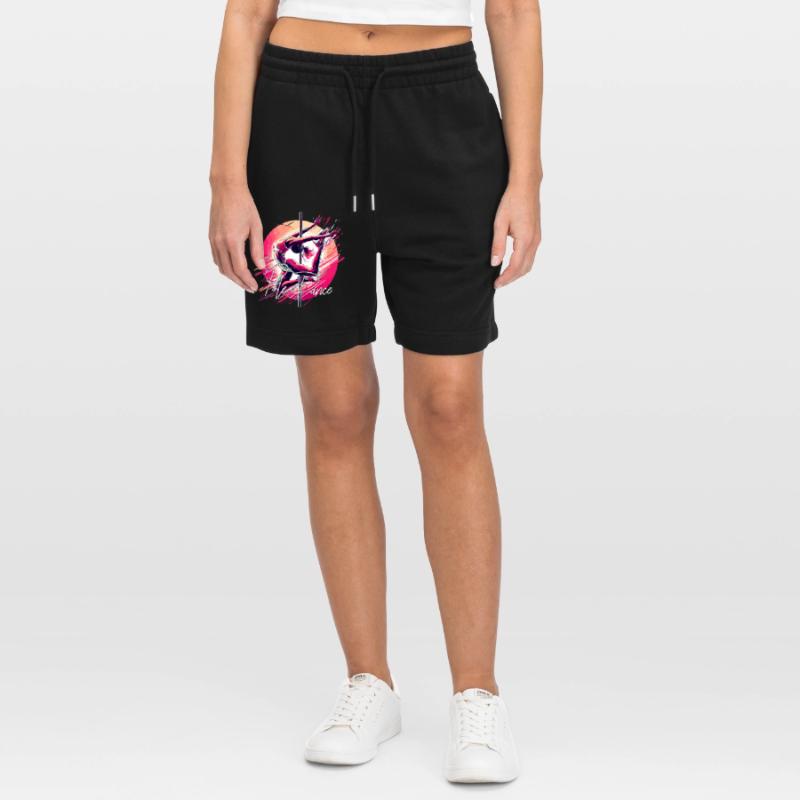 Pole Dance Dynamics pink gift Stanley/Stella Trainer Unisex Organic Jogging Shorts