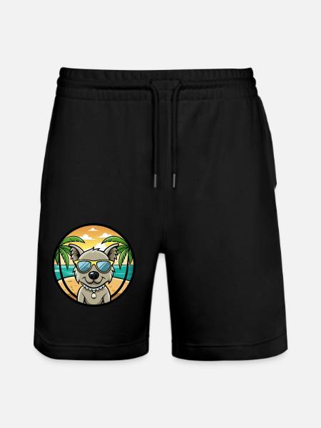 Pumi Hundras Tecknad Solglasögon Beach - Ekologiska joggingshorts Trainer unisex från Stanley/Stella - svart