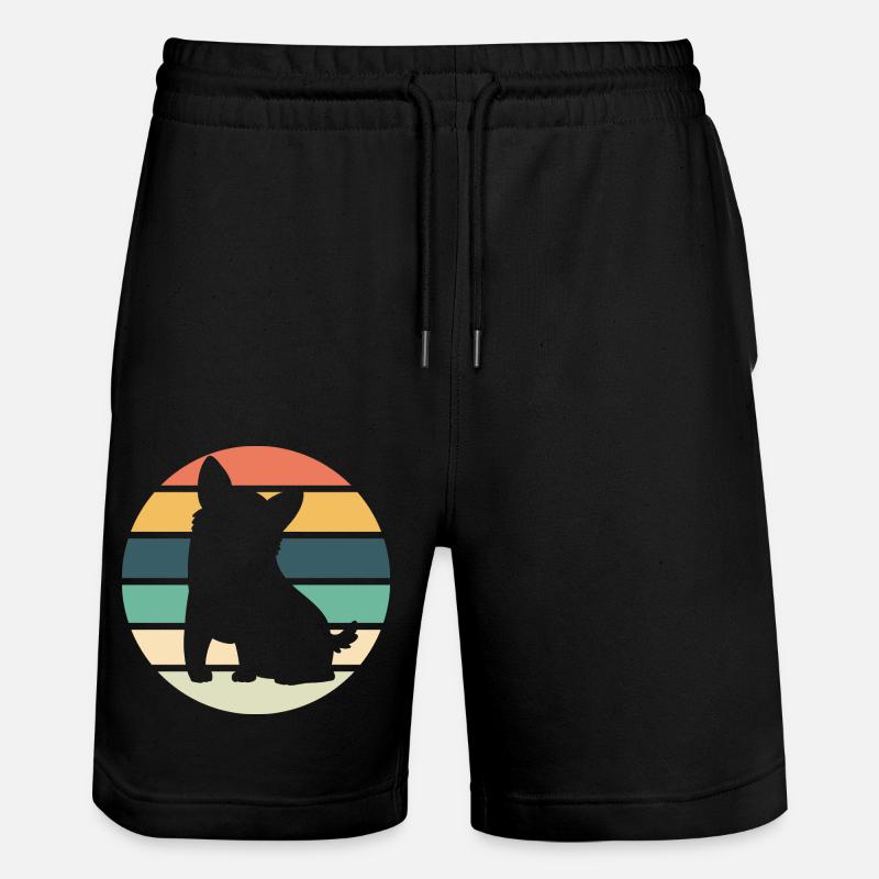 Corgi - Short de jogging bio TRAINER Stanley/Stella unisexe - noir
