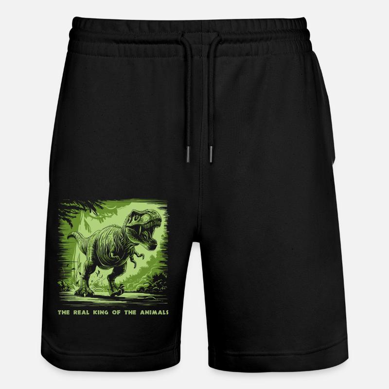 T Rex 07 2024 02 - Short de jogging bio TRAINER Stanley/Stella unisexe - noir
