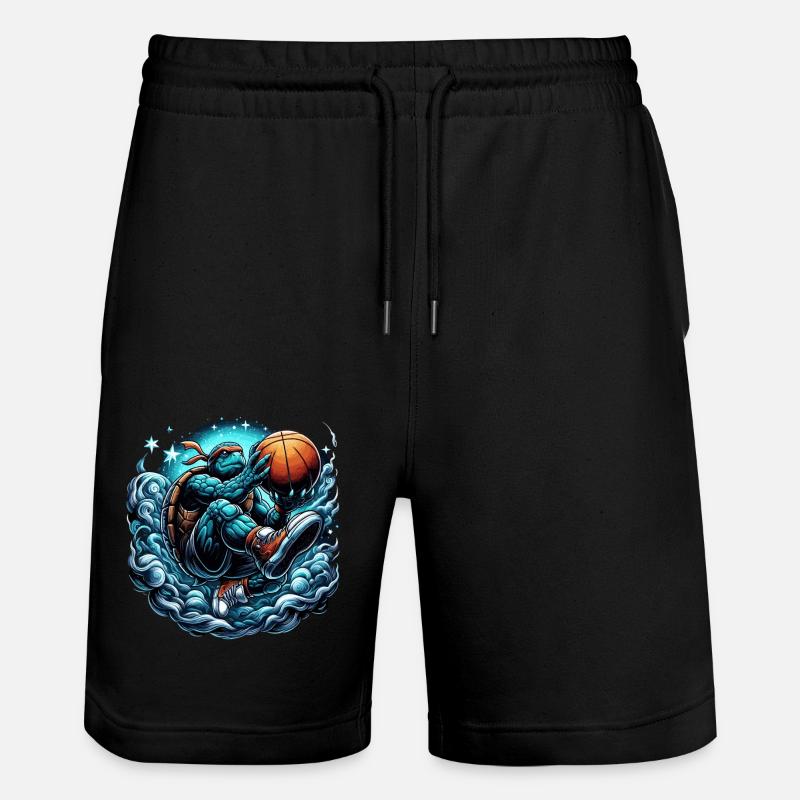 Basketball tortue dunk cadeau - Short de jogging bio TRAINER Stanley/Stella unisexe - noir