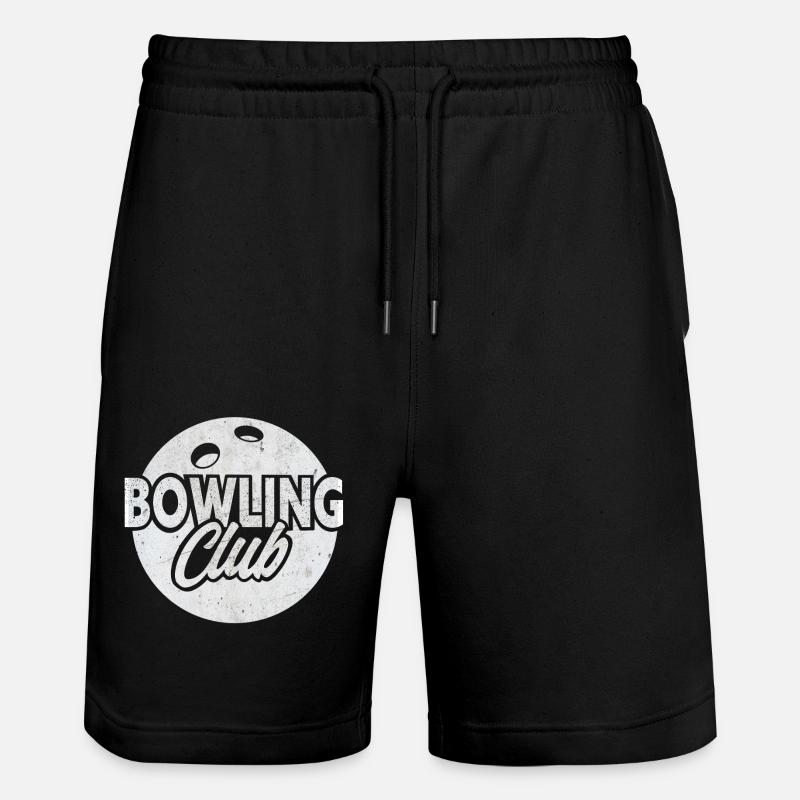 Bowling Club - Short de jogging bio TRAINER Stanley/Stella unisexe - noir