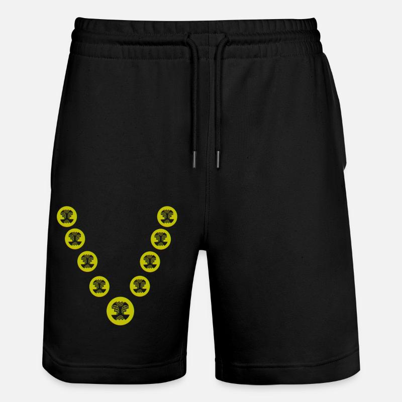 Chain - Stanley/Stella Trainer Unisex Organic Jogging Shorts - black
