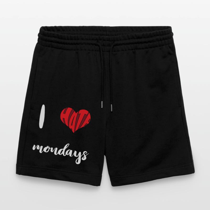 Hate Mondays Stop Hate Anti Hate Stanley/Stella Trainer Unisex Organic Jogging Shorts