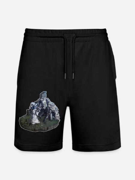 Ranni and Blaidd - Stanley/Stella Trainer Unisex Organic Jogging Shorts - black