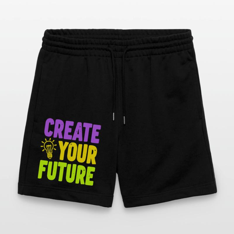 Create Your Future Light Bulb Stanley/Stella Trainer Unisex Organic Jogging Shorts