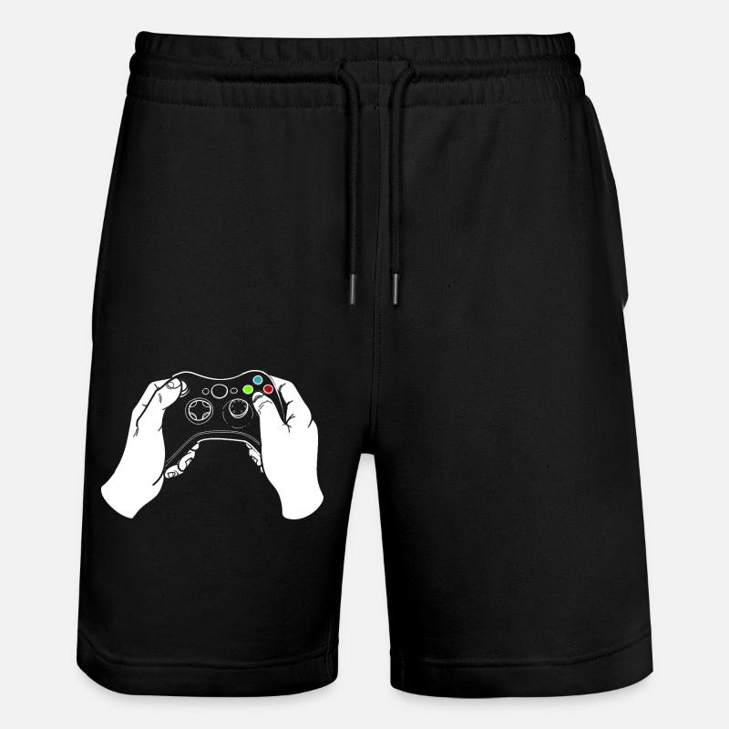 Gaming Controller - Stanley/Stella Unisex Bio Joggingshorts Trainer  - Schwarz