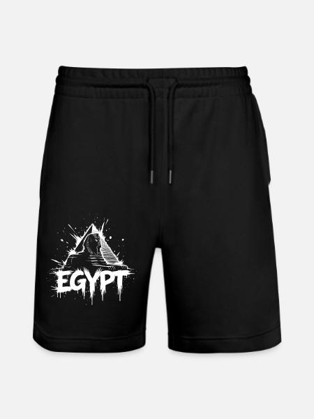 Pyramide du Sphinx d’Égypte - Short de jogging bio TRAINER Stanley/Stella unisexe - noir